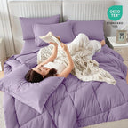 Sasttie Twin XL Comforter Set, 5 Pieces Twin XL Bed in a Bag, Complete Bedding - Image 5