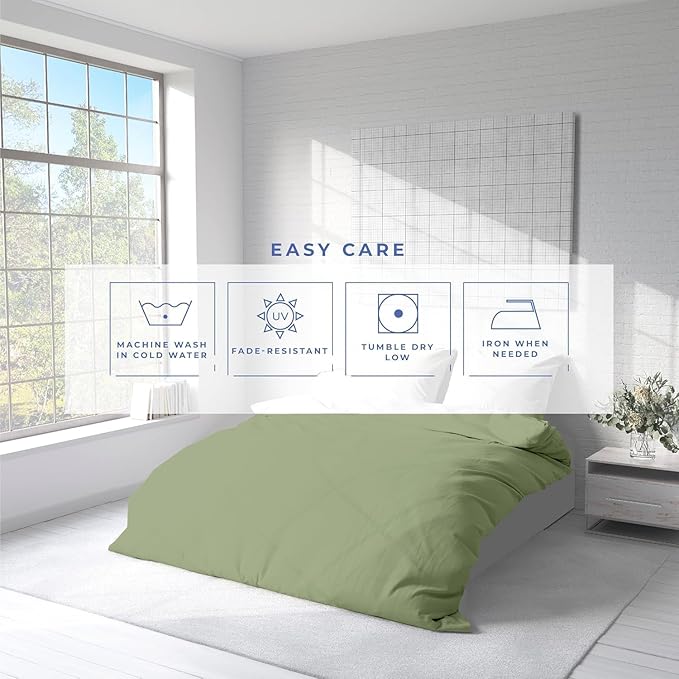 Kotton Culture 3 Pc 120"x120" Duvet Cover Set Super King Plus/Super Oversize - Image 7
