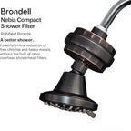 Brondell Shower Filter VivaSpring, Compact Rubbed Bronze – High Output - Image 2