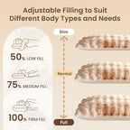 ZonLi Fluffy Body Pillow for Adults, Fuzzy Faux Fur Body Pillow - Image 7