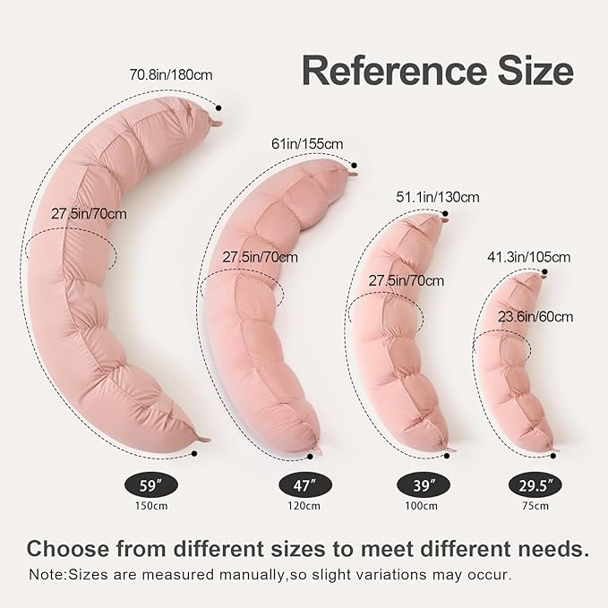 Peallow – Long Round Body Pillow - Image 2