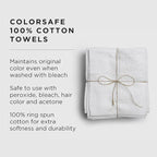 Fromm ColorSafe 100% Cotton Bleach Proof Salon Hair Towels - Image 3