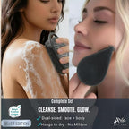 Avilana Silver Edition Body Scrubber and Face Brush Set - Image 6