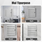 R FLORY Heated Towel Rack for Bathroom, 6 Bar Wall Mounted Towel Warmer Rack - Image 8