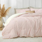 BEDELITE Pintuck Fluffy King Size Comforter Set by BEDELITE