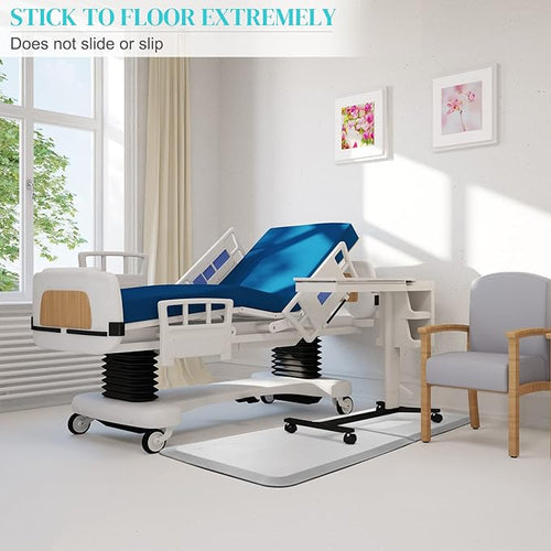 70"x24"x3/4" Thick Medical Bedside Fall Safety Protection Floor Mat - Image 2