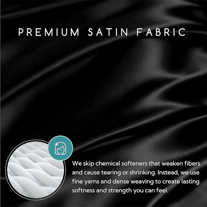 MR&HM Satin Sheets King Size - Image 2