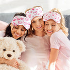 Cuffbow 6 Pack Plush Sleep Mask Set, Cute Plush Eye Masks - Image 6