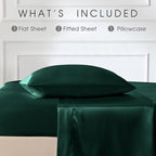 FreshCulture Satin Sheets Twin XL Bed Set - Image 3
