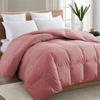 TEXARTIST Premium 2100 Series King Comforter All Season Breathable Dusty Pink by TEXARTIST