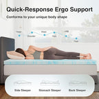 Novilla Memory Foam Mattress Topper King - Image 5