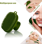 Silicone Face Scrubber for Men Facial Cleansing Brush Silicone Face Wash Brush - Image 2