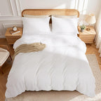 LBRO2M 100% France Linen Duvet Cover Set Full Size 3 Pcs Natural Flax Comforter - Image 2