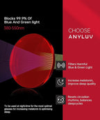 ANYLUV Blue Light Glasses Men, Relieve Eyestrain and Eye Protection, Al-Mg - Image 6