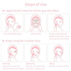 Gua Sha Facial Tools, Rose Quartz Guasha Tool - Image 4