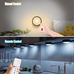 ILYXY LED Puck Lights with Remote, 6 Pack Under Cabinet Lighting, Battery - Image 6
