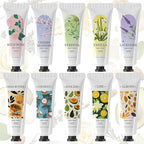 spa luxetique 10 Pack Hand Cream Gifts Set Hand Lotion Dry Cracked Travel Size by spaluxetique