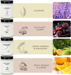 Soy Wax Scented Candle Gift Set, 4 Pack Lavender, Long Lasting Aromatherapy - Image 2