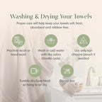 Springtree Home Luxury Bamboo Rayon Bath Towel Set of 4 | 35% Bamboo Rayon - Image 8