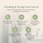 Springtree Home Luxury Bamboo Rayon Bath Towel Set 6 Piece Set | 35% Bamboo - Image 9
