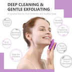 BEAUTAIL Silicone Face Scrubber 2 Pack, Manual Facial Cleansing Brush, Gentle - Image 4