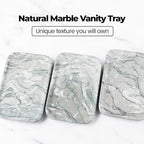 Karibiber Vanity Tray, Marble Bathroom Tray Countertop, Decorative Dresser - Image 3