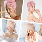 2 PCS Extra Large Hair Towel Wrap - Image 7