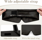 SECZIPE 100% Mulberry Silk Sleep Mask Eye Mask - Image 4