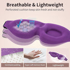 Sleep Mask, Upgraded Eyelash Friendly Night Blindfold - Image 6