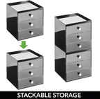 mDesign Makeup Organizer Storage Station Cube - Image 5