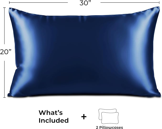 Pure Bedding Satin Pillowcase 2 Pack - Image 6