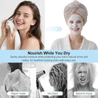 Microfiber Hair Drying Towel Wrap - Image 4