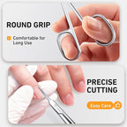 THRAU Cuticle Scissors Extra Fine - Image 5