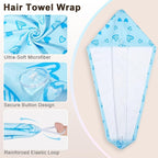 Unicorn Castle Microfiber Hair Towel - Image 5