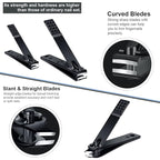 Professional Stainless Steel Nail Clipper Travel & Grooming Kit Nail Tools - Image 4