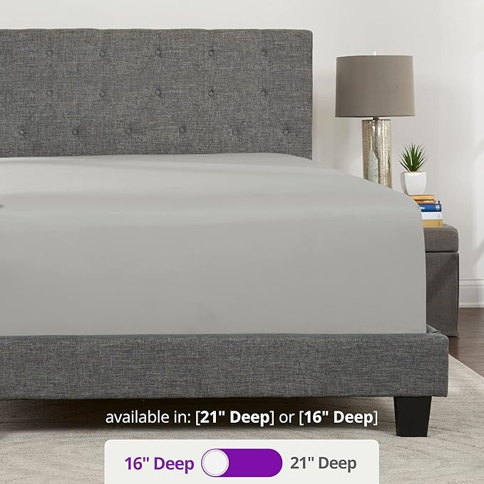 SilverLight Queen 16" Deep Pocket Fitted Sheet - Image 3