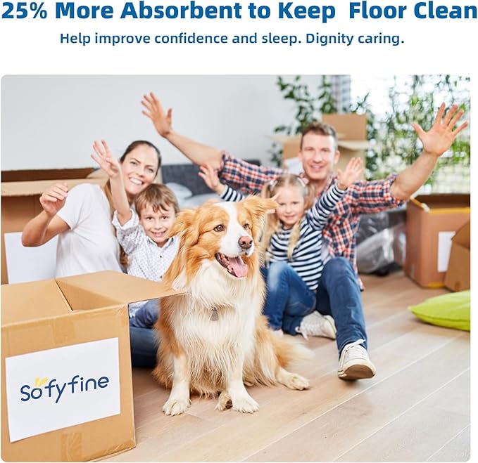 SOFYFINE Bed Pads Disposable 30" x 36" Adult Incontinence Underpads, Heavy Duty - Image 5