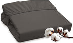 ROYALE LINENS 300 Thread Count 100% Long Staple Combed Cotton Fitted Sheet Queen by ROYALELINENS