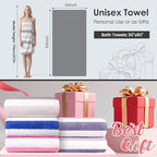 JML Bath Towels, Large Microfiber Towel Set, Ultra Soft, Super Absorbent - Image 2