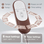 Heating pad for Back, Cramps and Leg Pain Relief, Heat Pads Christmas Gifts for - Image 2