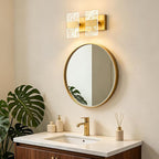 Modern LED Bathroom Light Fixtures Dimmable 2-Light Gold Vanity Light, 5CCT - Image 9