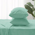BEDELITE Flannel Sheets Full Size Haze Blue - Image 7