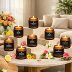 8 Pack Soy Wax Scented Candles Gift Set, Aromatherapy Candles - Image 2