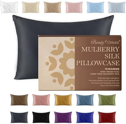 19 Momme Premium Mulberry Silk Pillowcase by BeautyofOrient