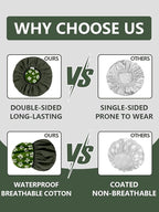 Years calm Shower Caps for Women Reusable Waterproof, Double Layer Waterproof - Image 4