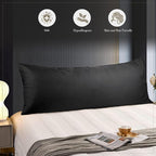 WishSmile Body Cooling Pillowcase Long Pillow Case Breathable Cool Silky Soft - Image 4