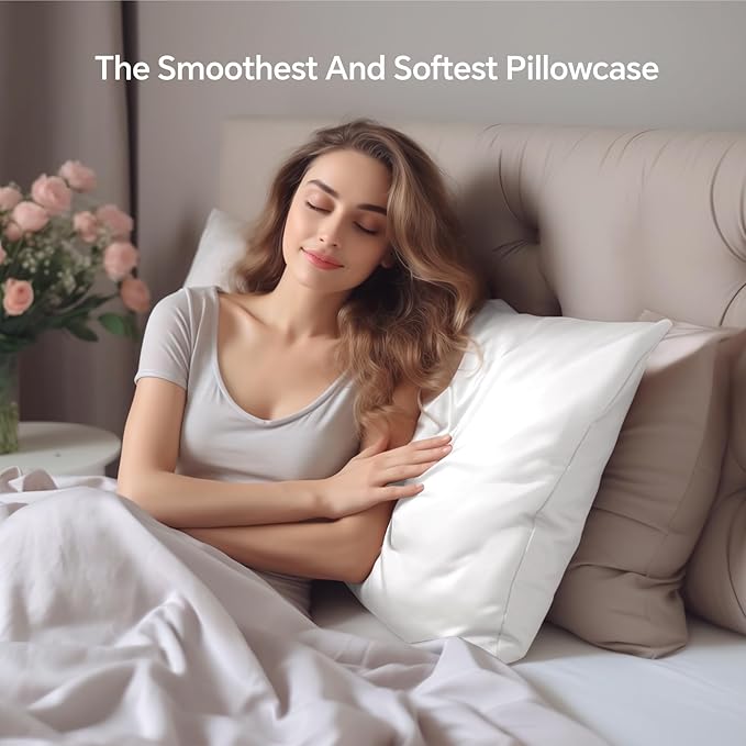 INFIIXSO Mulberry Silk Pillow Case King Size, Silk Pillowcase - Image 3