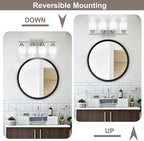 Sailstar Bathroom Light Fixtures, Brushed Nickel Vanity Light Over Mirror - Image 7