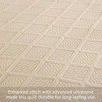 Yiran Camel Quilt Set Queen Size, 3 Piece Reversible Bedspreads Bedding Set - Image 5