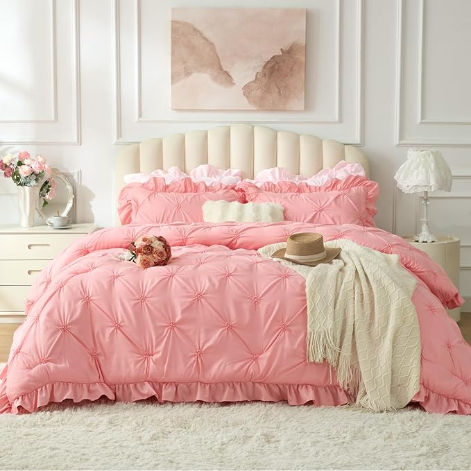 BEDELITE Pink Twin Comforter Set - Image 2